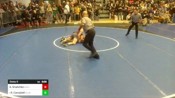 127 lbs Consy-3 - AJ Snatchko, West Allegheny vs Rylen Campbell, Plum