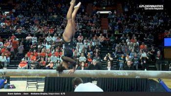 Isis Lowery - Beam, Oregon State - 2019 NCAA Gymnastics Regional Championships - Oregon State