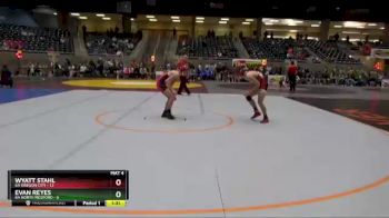 126 lbs Round 2 (4 Team) - Evan Reyes, 6A North Medford vs Wyatt Stahl, 6A Oregon City