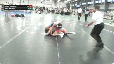 170 lbs Consi Of 32 #2 - Blake Watkins, CT vs Nico Maurici, TX