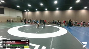 92 lbs Cons. Semi - Brayden Turdo, Texas Elite Wrestling Club vs Eli Evans, ReZults Wrestling