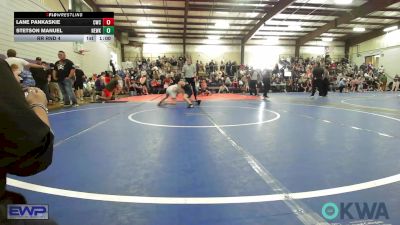 90 lbs Rr Rnd 3 - Jackie Allen, Collinsville Cardinal Youth Wrestling vs Cristian Monroy, Tulsa Blue T Panthers