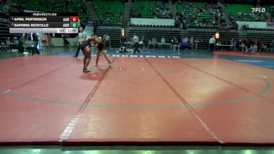 1-5A 152 Semifinal - Saphira Mostillo, Ashville vs April Perterson, Alexandria HS