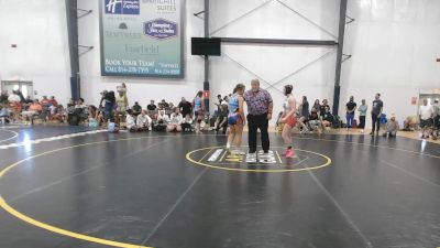 66 lbs Rr Rnd 1 - Violette Lasure, PA West Black - W vs Laila Tellez, NC United - W