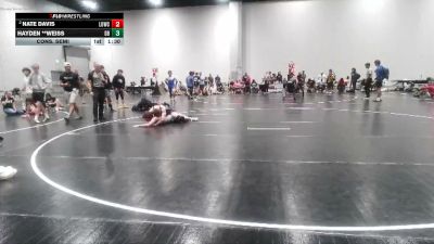 135 lbs Cons. Semi - Nate Davis, Level Up Wrestling Center vs Hayden **Weiss, Dayton Bandits