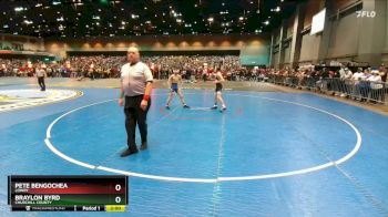 106 lbs Champ. Round 2 - Braylon Byrd, Churchill County vs Pete Bengochea, Lowry