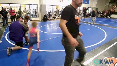 46 lbs Rr Rnd 5 - Kynleigh Harper, Dark Cloud Wrestling Club vs Samaya Brown, Bristow Youth Wrestling