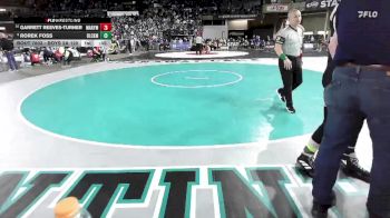 Boys 2A 120 lbs 7th Place Match - Garrett Reeves-Turner, Marysville Pilchuck vs Rorek Foss, Black Hills