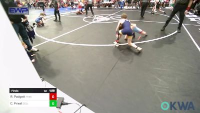 85 lbs Final - Ryder Padgett, Team Tulsa Wrestling Club vs Case Priest, Collinsville Cardinal Youth Wrestling