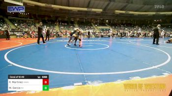 115 lbs Consi Of 16 #2 - Raiden Martinez, Hawkeye WC vs Micah Garcia, Rough House