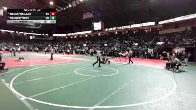 249 lbs Quarterfinal - Bennett Viers, OCW1 vs Derek Wallace, MDA3