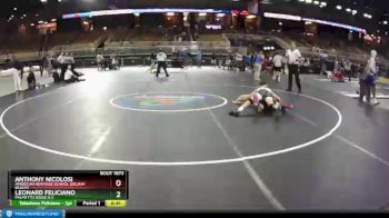 170 lbs Cons. Round 5 - Leonard Feliciano, Palmetto Ridge H.S. vs Anthony Nicolosi, American Heritage School (Delray Beach)