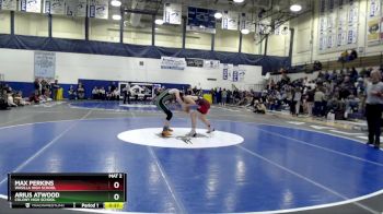 135 lbs 3rd Place Match - Arius Atwood, Colony High School vs MAX PERKINS, Wasilla High School