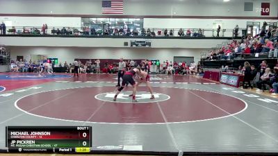 150 lbs Round 1 (16 Team) - JP Pickren, Mt. Pisgah Christian School vs Michael Johnson, Charlton County