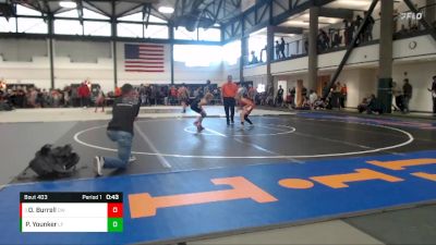 73-78 lbs Cons. Round 1 - Oakley Burrell, Olympia Wrestling vs Parish Younker, Litchfield Foundation