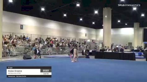 Kylee Greene - Floor, Bartlesville #706 - 2021 USA Gymnastics Development Program National Championships