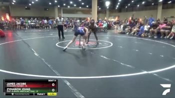 144 lbs Round 3 (6 Team) - Zymarion Johns, East Alabama Wrestling Team vs James Jacobs, Mississippi Mayhem