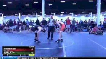 145 lbs Round 3 (8 Team) - Hayden Kuhn, Sith vs Casey Spina, Yale Street