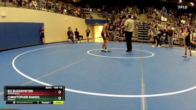 108-115 lbs Quarterfinal - Bo Buddemeyer, Owensville vs Christopher Ramos, Sedalia