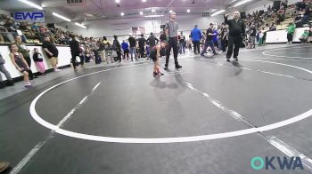 40-43 lbs Rr Rnd 1 - Laylen Parish, Wagoner Takedown Club vs Ruthie Osburn, Jay Wrestling Club