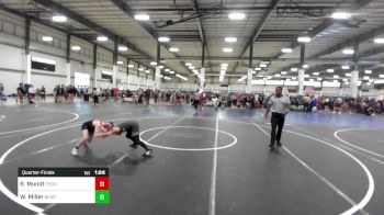 81 lbs Quarterfinal - Rokzen Mundt, Thorobred vs Wyatt Miller, Bear Wrestling Club