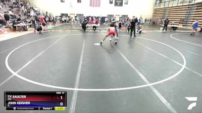 157 lbs Cons. Round 3 - Ty Saulter, MN vs John Keigher, IL