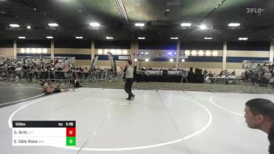 126 lbs Round Of 128 - Gavin Britt, Little Vikings WC vs Ezekiel Dela Rosa, Ayala Smash