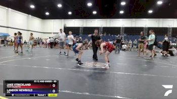 85 lbs Round 1 - Jake Strickland, Team Palmetto vs Landon Newbold, ATG