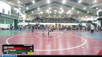 140 lbs Quarterfinal - Wyatt Nelson, Fremont vs Ivan Ivanov, Eagle