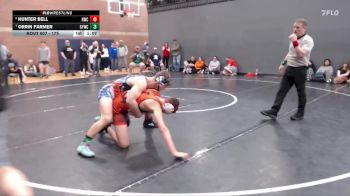 175 lbs Semifinal - Hunter Bell, Homedale Wrestling Club vs Orrin Farmer, Grangeville Youth Wrestling Club