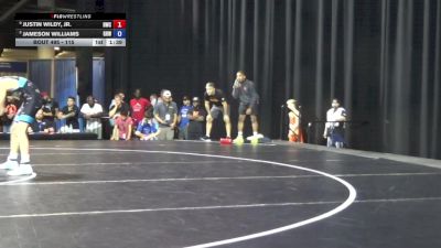 115 lbs Semis - Justin Wildy, Jr., HeadHunters Wrestling Club vs Jameson Williams, Gold Rush Wrestling