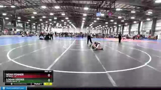 84 lbs Round 2 (6 Team) - Noah Fenner, PA Gold vs Logan Keesee, Minion ...