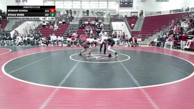 157 lbs Quarters & 1st Wb (16 Team) - Ethan Webb, South Effingham vs Romain Ochoa, Alexander