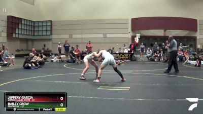 125 lbs Semis & 1st Wrestleback (8 Team) - Jeffery Garcia, Untouchables White vs Bailey Crow, Foxfire WC