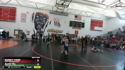 85 lbs 3rd Place Match - Barrett Yoder, Cody Wrestling Club vs Elijah Hill, Thermopolis Wrestling Club