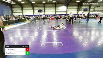 77 lbs Final - Jackson Stokes, Smittys Barn vs Ryder Walsh, Wrestlers Way