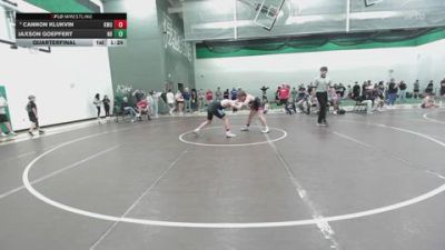 175 lbs Quarterfinal - Jaxson Goepfert, Nebraska Boyz vs Cannon Klukvin, Kansas Wrestling United