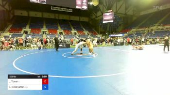 220 lbs Cons 16 #2 - Leonardo Tovar, Illinois vs Dylan Greenstein, Massachusetts