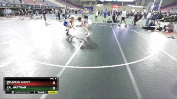 182 lbs Cons. Round 3 - Cal Hartman, IA vs Rylan De Groot, IA