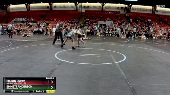 88 lbs Round 1 (8 Team) - Mason Myers, Armory Athletics vs Emmett Anderson, Warner Elite