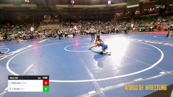 88 lbs Round Of 32 - Lucas Reeves, Steel Valley Renegades vs Oliver Lange, Sebolt Wrestling Academy