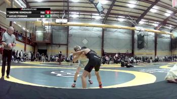 106 lbs Cons. Round 5 - Lucas Forman, Wyoming Seminary (PA) vs Onofre Gonzales, Ponderosa