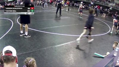 82 lbs Champ. Round 2 - Adison Schlotfeld, Nebraska Wrestling Academy vs Payton Sell, Mitchell Wrestling Club