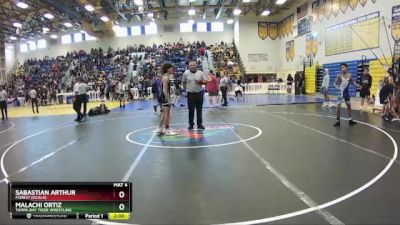 106 lbs Champ. Round 1 - Malachi Ortiz, Tampa Bay Tiger Wrestling vs Sabastian Arthur, Forest (Ocala)