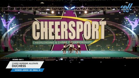 Cheer Supreme Allstars - DUCHESS [2025 L1 Junior - D2 - Small - B Day 3] 2025 CHEERSPORT National All Star Cheerleading Championship