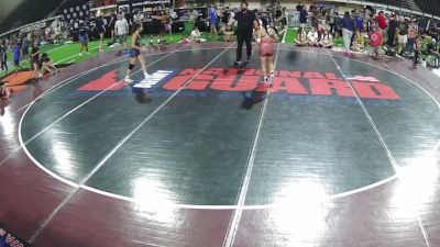 100-105 lbs Quarters - Kaliya Klise, Nevada vs Tahlia Guillen, Idaho
