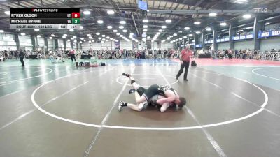 160 lbs Consi Of 32 #1 - Ryker Olson, UT vs Michael Byrne, VA