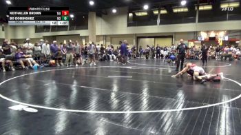 132 lbs Round 2 (6 Team) - Keithallen Brown, Team Arkansas vs Bo Dominguez, Nashville Catholic Irish