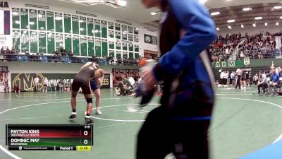 215 lbs Cons. Round 3 - Payton King, Westerville North vs Dominic May, Brunswick