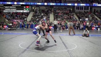 100 lbs Champ. Round 1 - Audrie Schmidt, Turner vs Miley Dinicola, Halstead